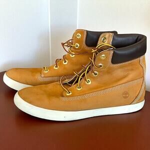 Size 8 Women's TIMBERLAND Classic Glastenbury Wheat Nubuck Leather 6" Boots EUC